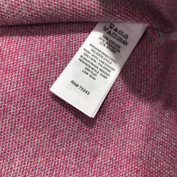 Cynthia rowley pink and grey sweater - Picture 5 of 6